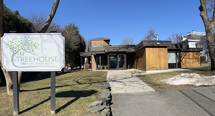 Outside view of Treehouse Orthodontics in Greenfield